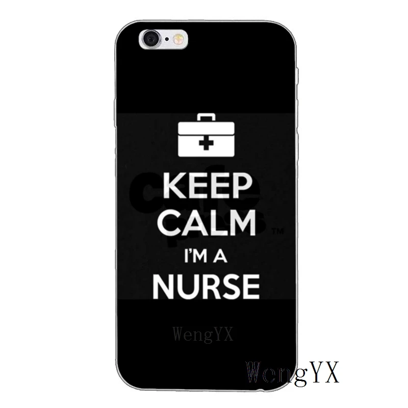 Keep Calm I'm a Nurse мягкий чехол из ТПУ для samsung Galaxy S10 Lite S9 S8 S7 S6 edge Plus S5 S4 Note 9 8 5 4 mini