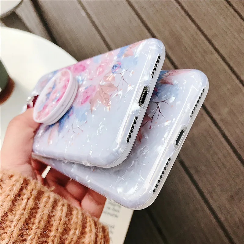 Телефон чехол для iPhone 6 S 7 8 9 плюс X XS MAX XR Горячие в виде ракушки узор Графический
