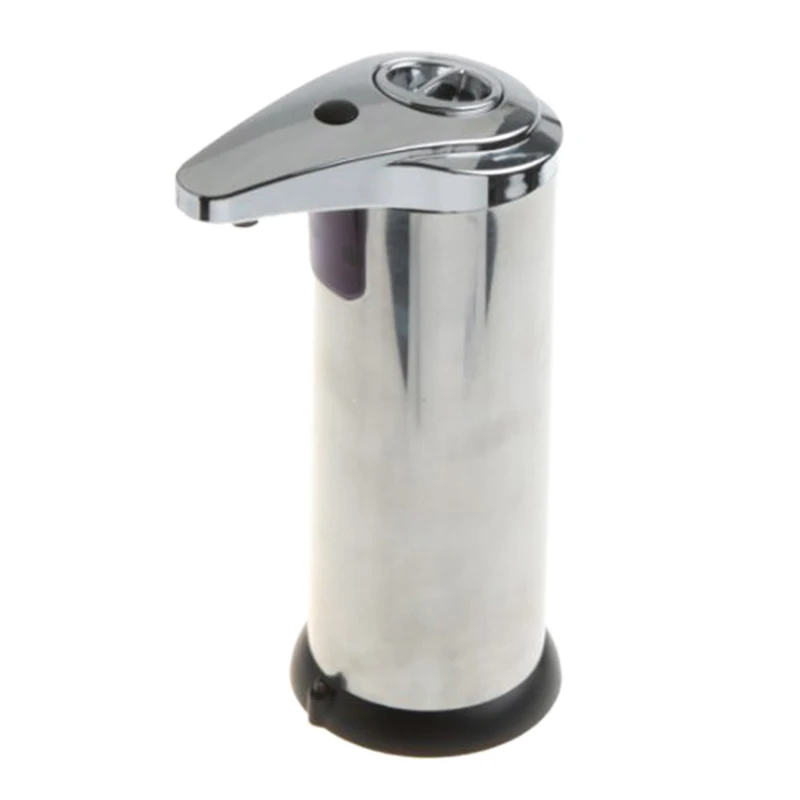 Silver Non-Contact Automatic Smart Stainless Steel Sensor Soap Shampoo Sanitizer Dispenser Touch-Free Home Kitchen Bathroom Of |