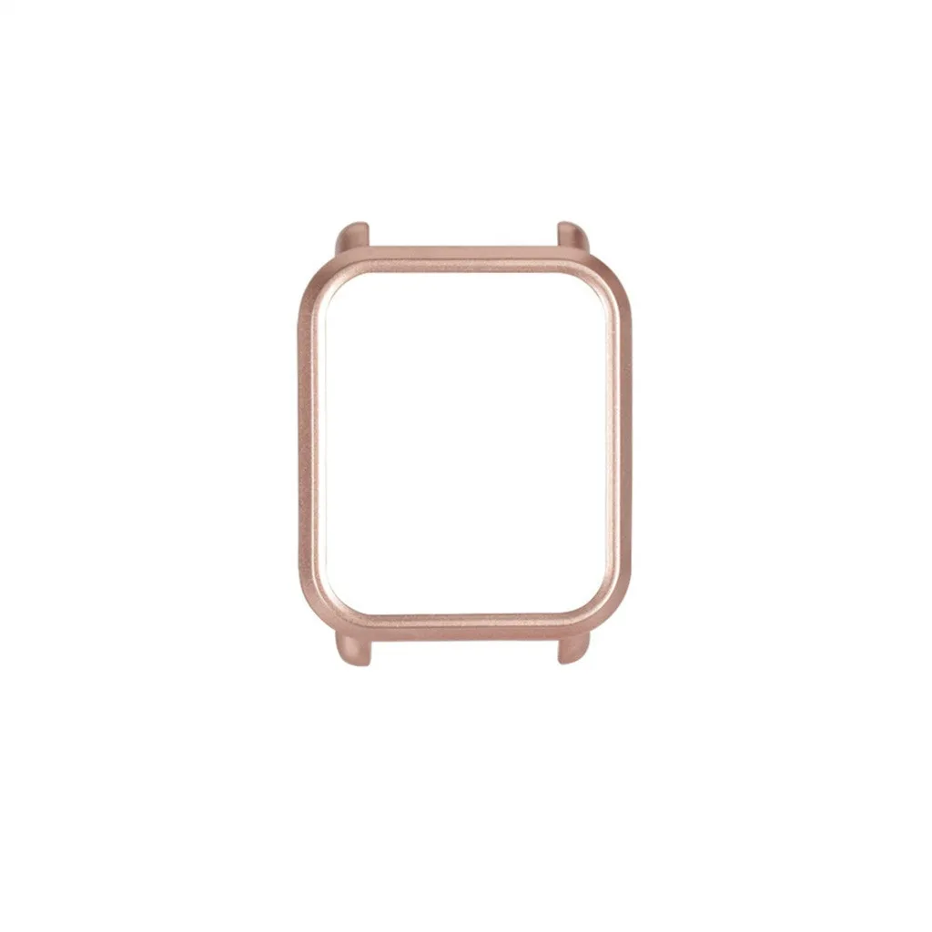 Защита экрана Slim2019 цветная Рамка PC чехол Защитная оболочка для Huami Amazfit Bip Younth часы с защитой экрана#35