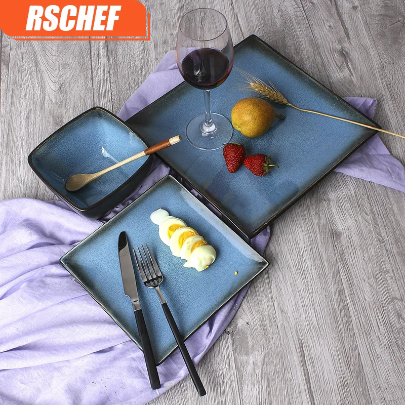 RSCHEF 1 шт. керамический лоток для торта в западном стиле посуда бытовая кухонная