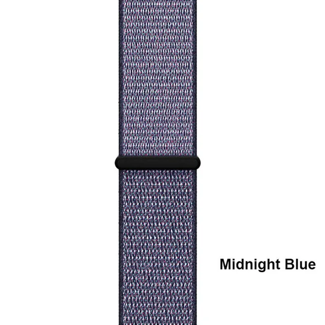midnight blue SIKAI 20 мм нейлоновый ремешок для часов спортивные часы тканый ремень для Huami Aamazfit Молодежный ремешок для часов для Amazfit Bip Bit Молодежный выпуск - Цвет: midnight blue