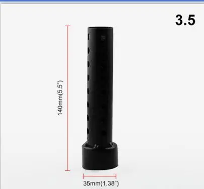 black-140x35mm Новая мотоциклетная обувь выхлопной глушитель выхлопной трубы дБ убийца глушитель подавитель звука для HONDA CBR1100XX Дрозд ST1300 ST1300A VFR800 CBR125R - Цвет: black-140x35mm
