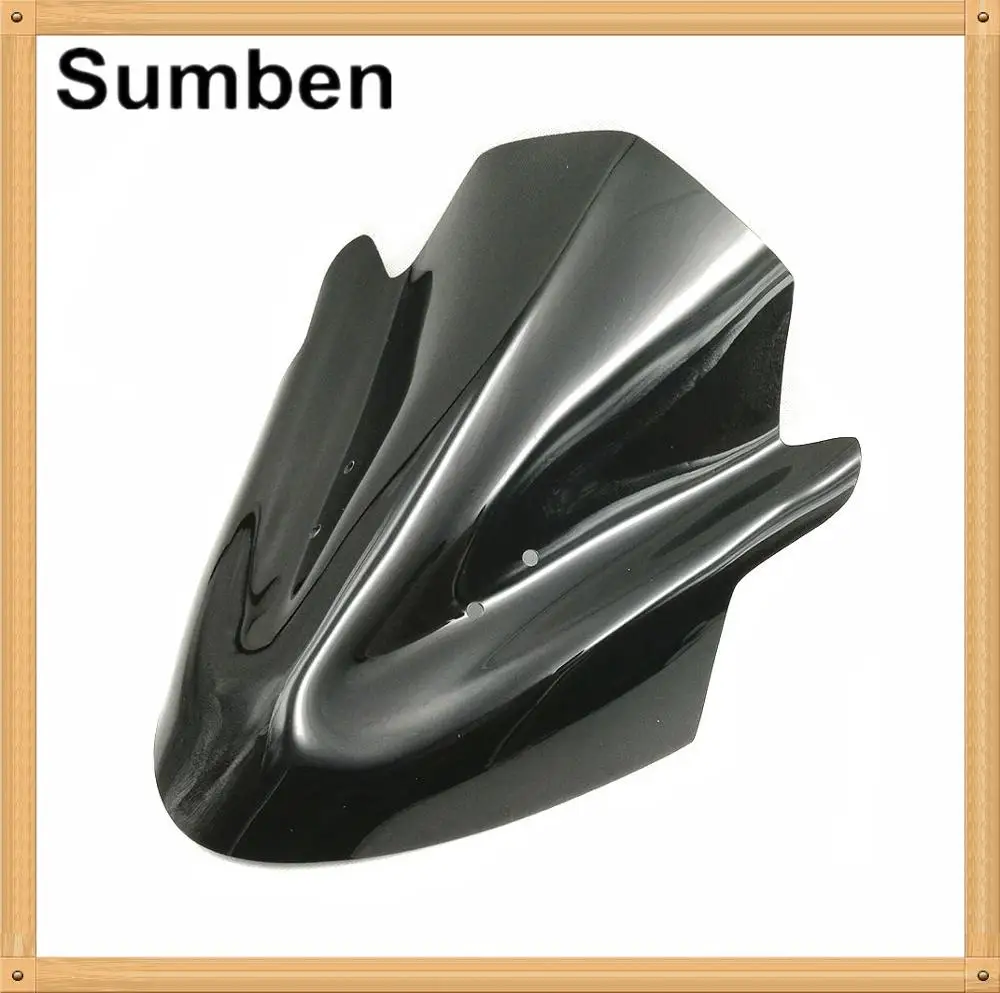 Лобовое стекло Ветер Экран из АБС-пластика для Kawasaki ER-6N 2012 2013 ER6N 12-14 Черная передняя Стекло ветер Экран дефлектор воздушного потока