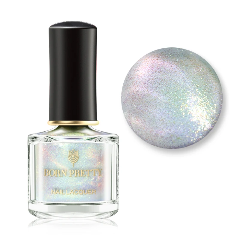 Лак для ногтей BORN PRETTY Pearl Glimmer 6 мл блестящий верхнее покрытие лак | Красота и
