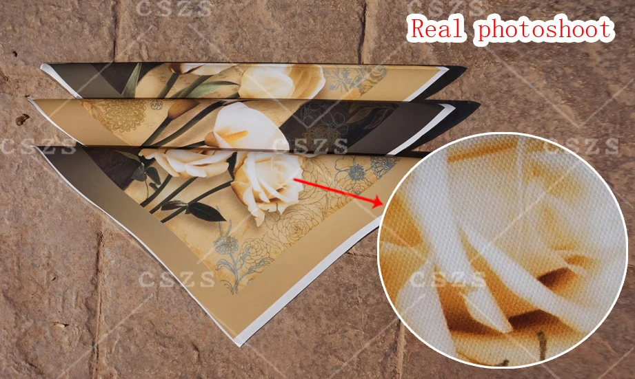 3 Бесплатная доставка дешевая коричневая Орхидея Современная арт деко роспись