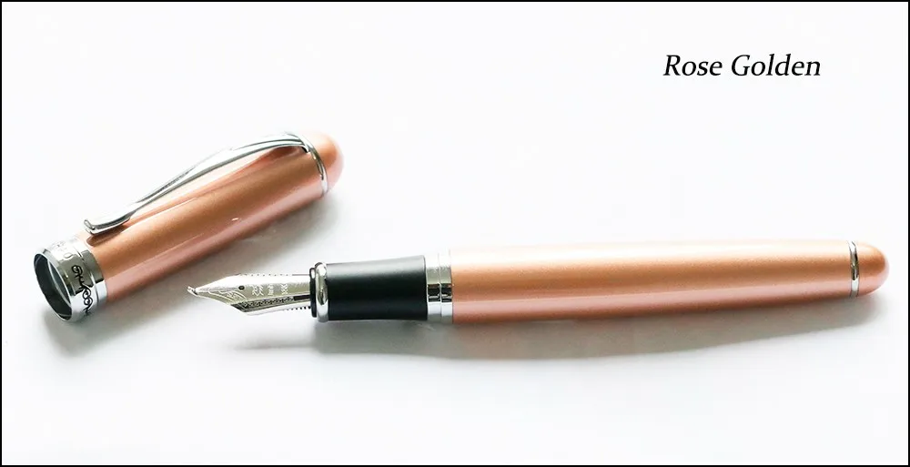 Ручки перьевые jinhao X750 два СИБ 0.5 мм 1.0 мм изгиб перо каллиграфии пера высокое качество канцелярия чернила ручки для записи