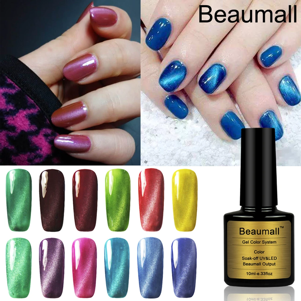 Beaumall нейл арта 3d эффект солнцезащитные очки &quotкошачий глаз&quot Гелевые