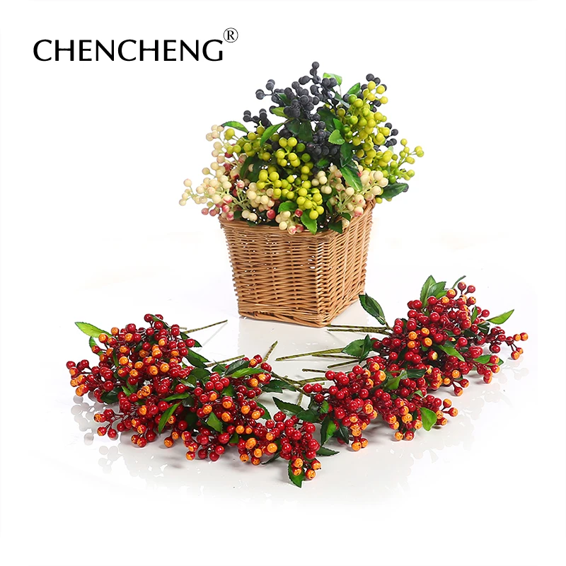 CHENCHENG 11 шт./лот искусственные растения ягоды ветки фрукты для реквизит