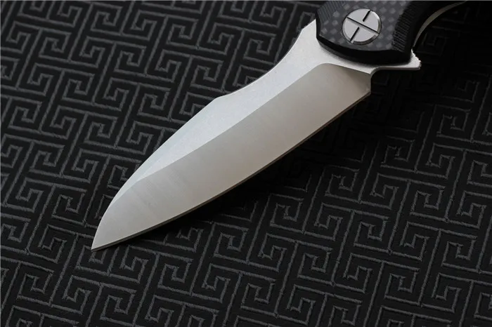 Бесплатная доставка MIKER Redesign ZT0850 складной нож лезвие: D2 (сатин/черная глина) Ручка: