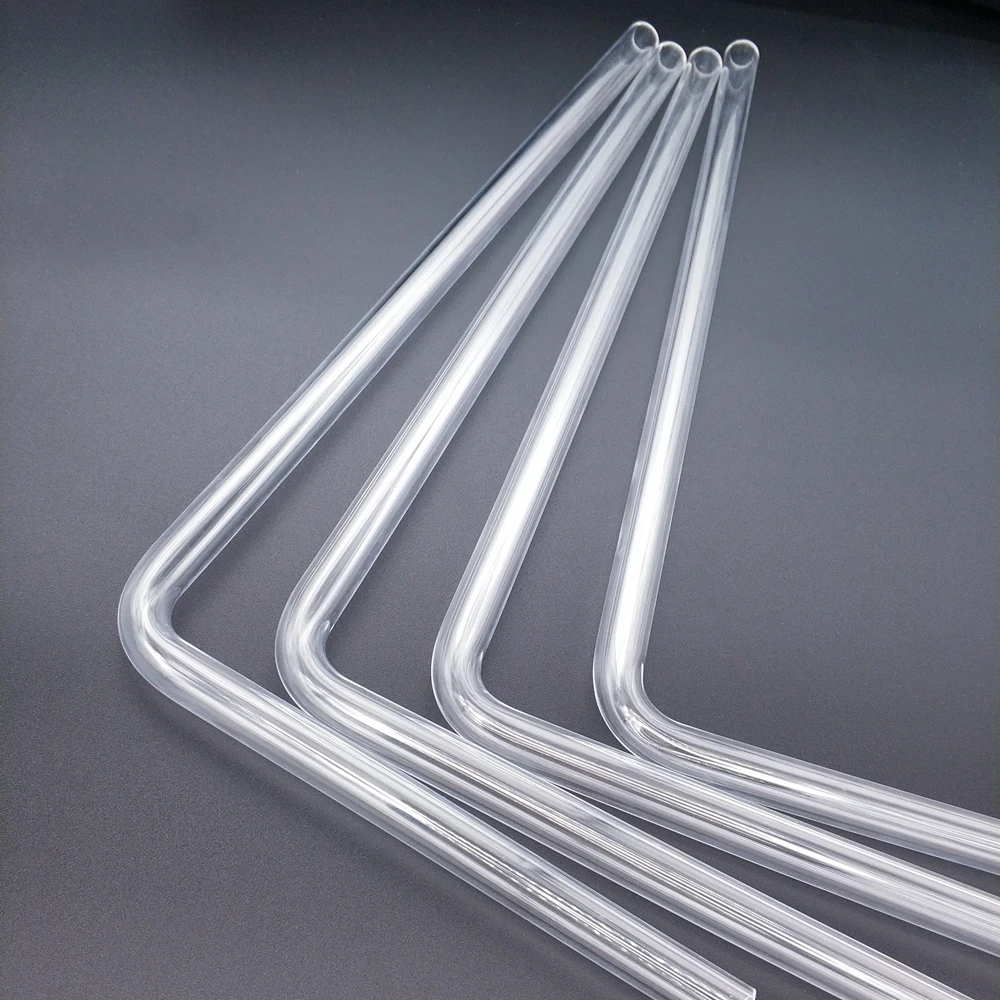 BYKSKI PMMA/PETG жесткая трубка (OD12mm/OD14mm/OD16mm) + 2 мм толщина 90 градусов гибкая прозрачная 4