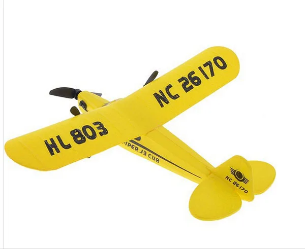HL803 чайки 2CH RC самолет Гироскопа супер планер ЕНП J3 CUB Воздуха Зайлер w Передатчик| |