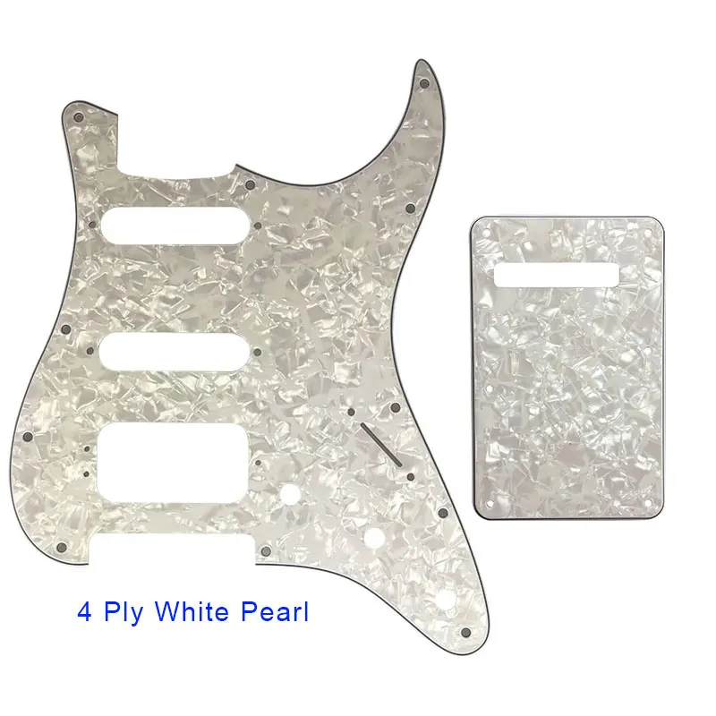Аксессуары для гитары Pleroo накладки с задней пластиной и 11 винтами Fender Deluxe Strat HSS 6