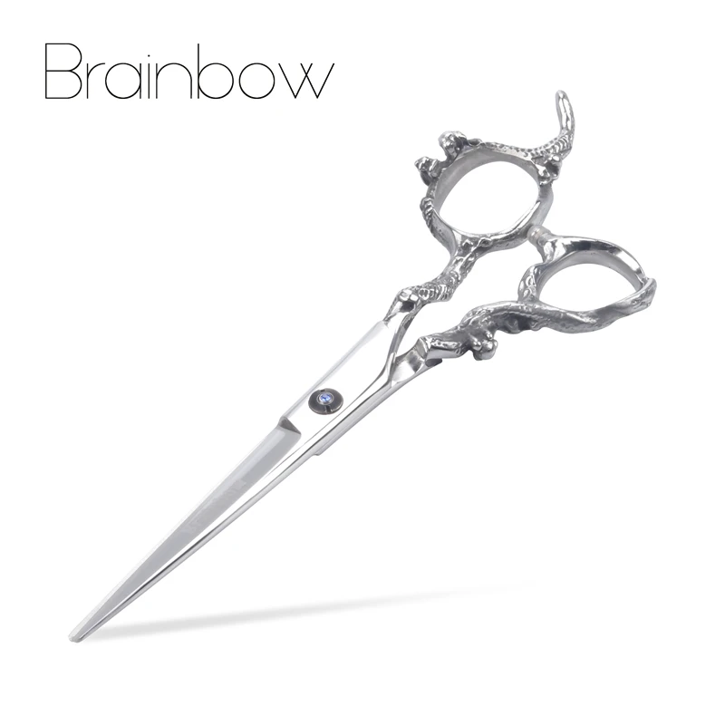6 дюймовые ножницы для волос Brainbow парикмахерские из нержавеющей стали