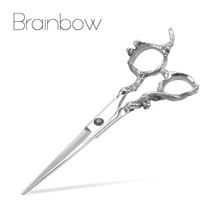 6 дюймовые ножницы для волос Brainbow парикмахерские из нержавеющей