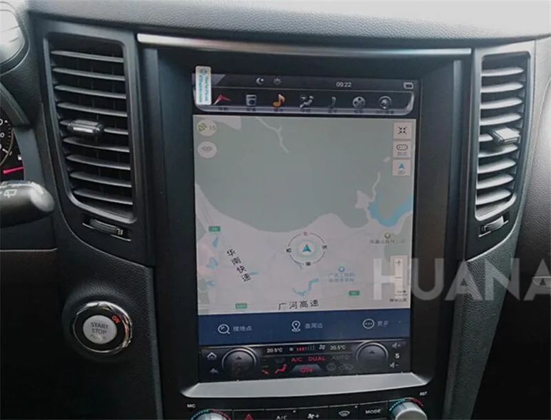 Tesla стиль вертикальный экран Android Автомобильный gps навигатор для Infiniti FX25 FX35 FX37 2009+ авто стерео радио головное устройство мультимедиа