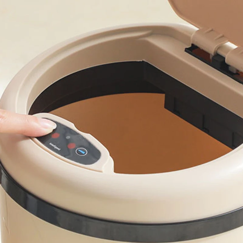 9L индукционный Круглый автоматический сенсор держатель для мусорного мешка Pp