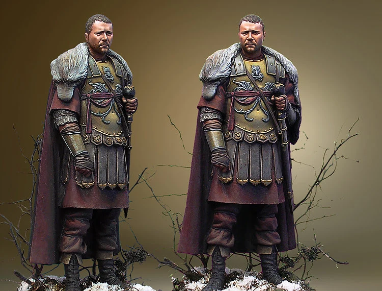 DIY 1/24 персонаж из смолы, модель, история 54 мм, римская кавалерийская кавалерия R56