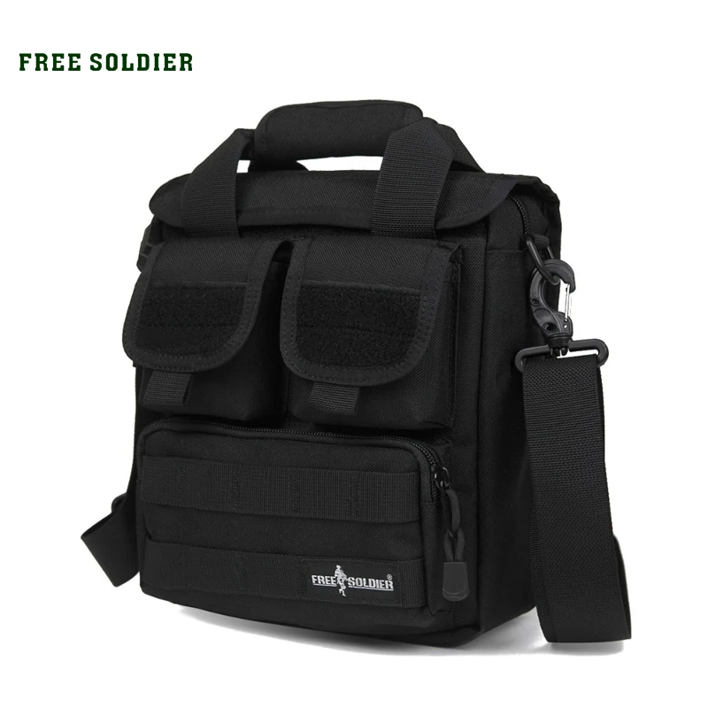 FREE SOLDIER Outdoor Sports Men's Tactical Handy Bags CORDURA Material YKK Zipper Single Shoulder Bags For Hiking Camping