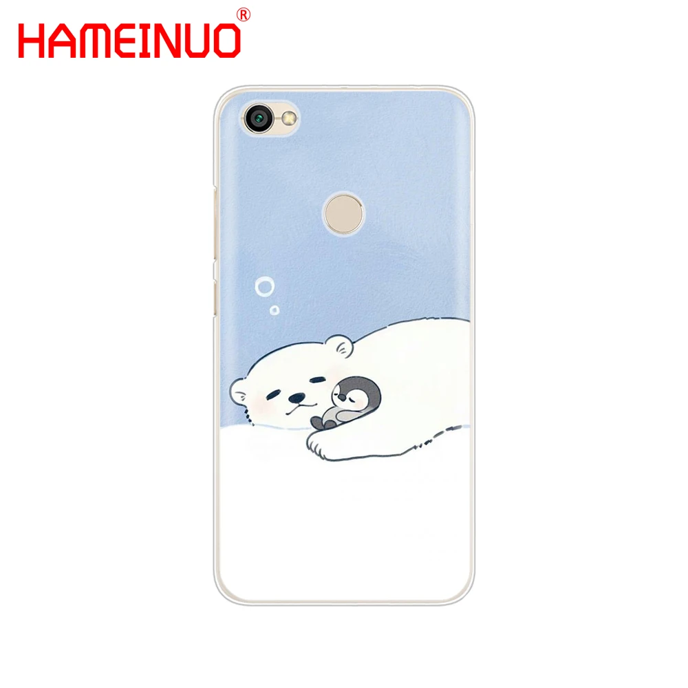 HAMEINUO чехол с милым пингвином и белым медведем для Xiaomi redmi 5 4 1 1s 2 3 3s pro PLUS note 4X 4A 5A |