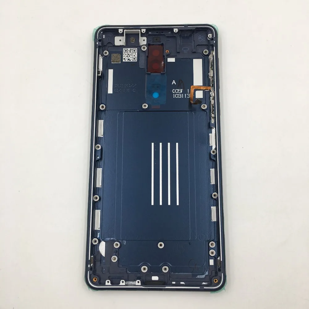 Высокое качество чехол для батареи для Nokia 8 Корпус задняя крышка для батареи+ объектив камеры и боковой ключ+ логотип