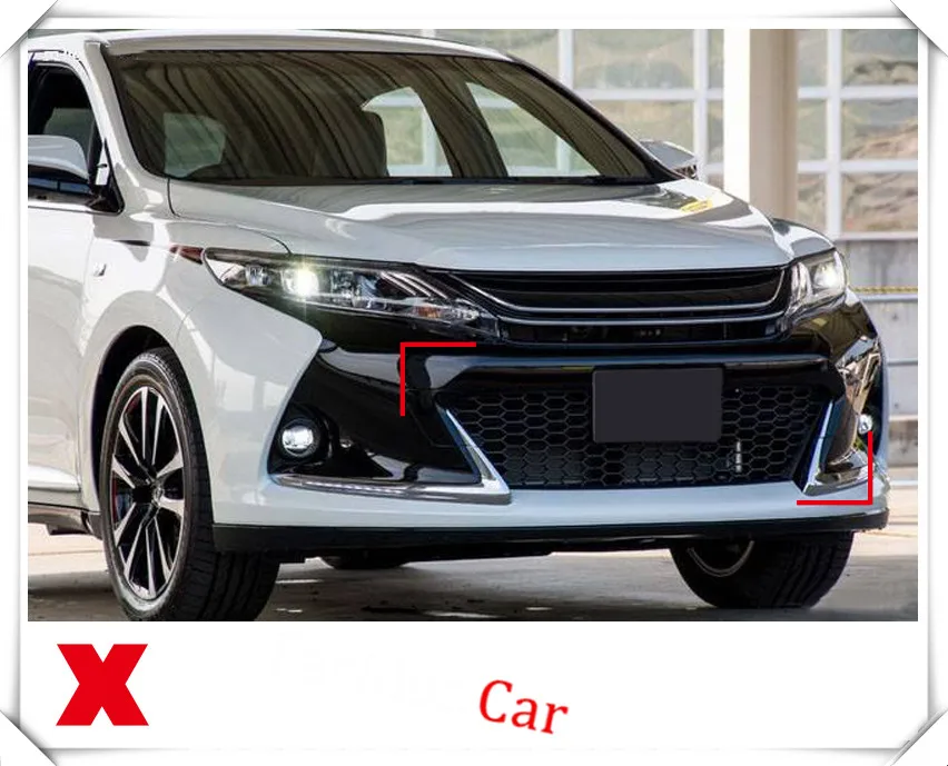 Аксессуары для автомобилей Toyota Harrier XU60 2013 2016 стальные хромированные передние и