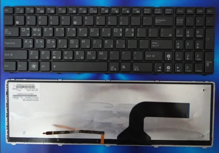 Новинка 100% оригинальная Корейская клавиатура для ASUS G51 G51J G51V G53 G53JW G60 G60J G73 N61 с