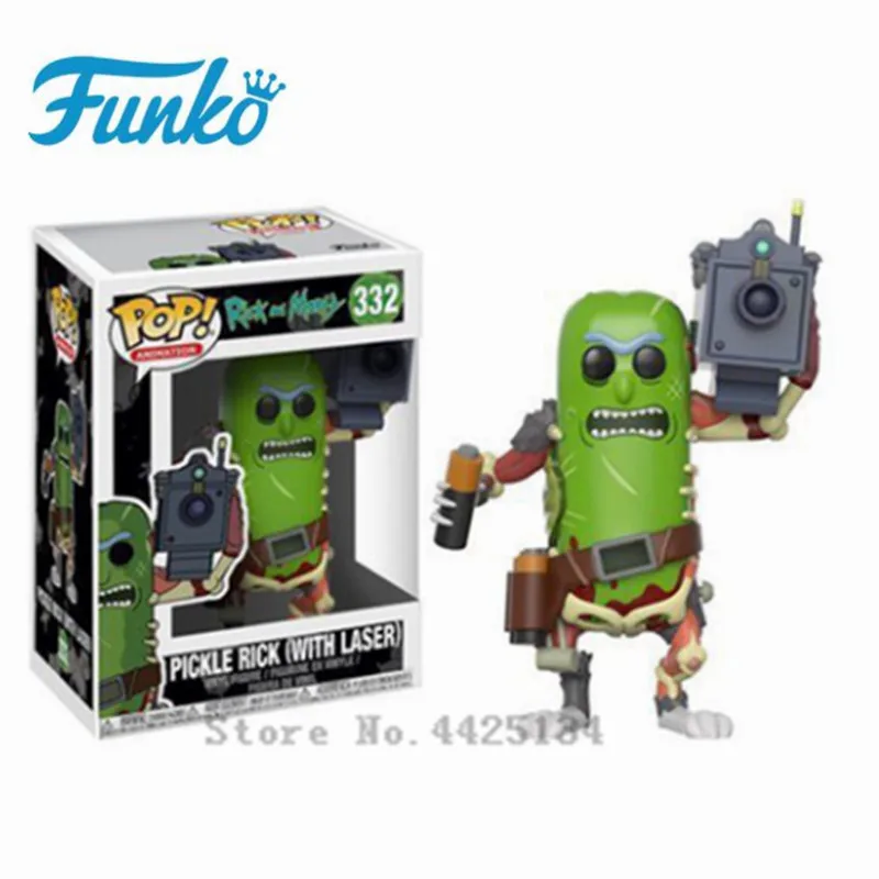 With box FUNKO POP "Рик и Морти" Миссия, мистер Биндер. Фигурка Коллекционная ПВХ Модель звезда экшн-модель игрушки - Цвет: With box