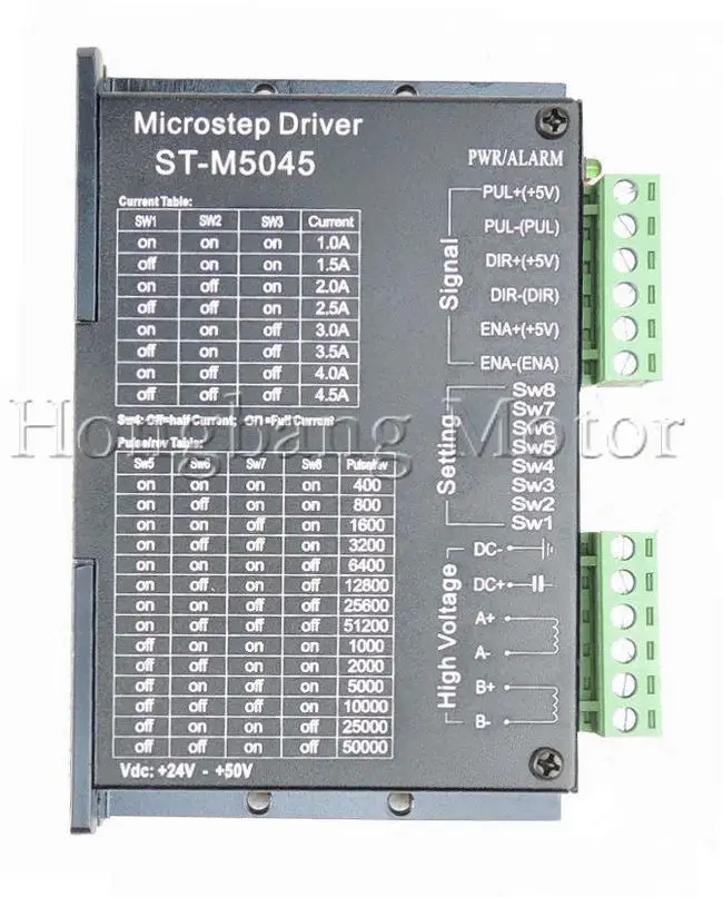 5 шт./лот чпу 4.5A DC24-50V шаговый шагового двигателя контроллер ST-M5045 заменить M542 |