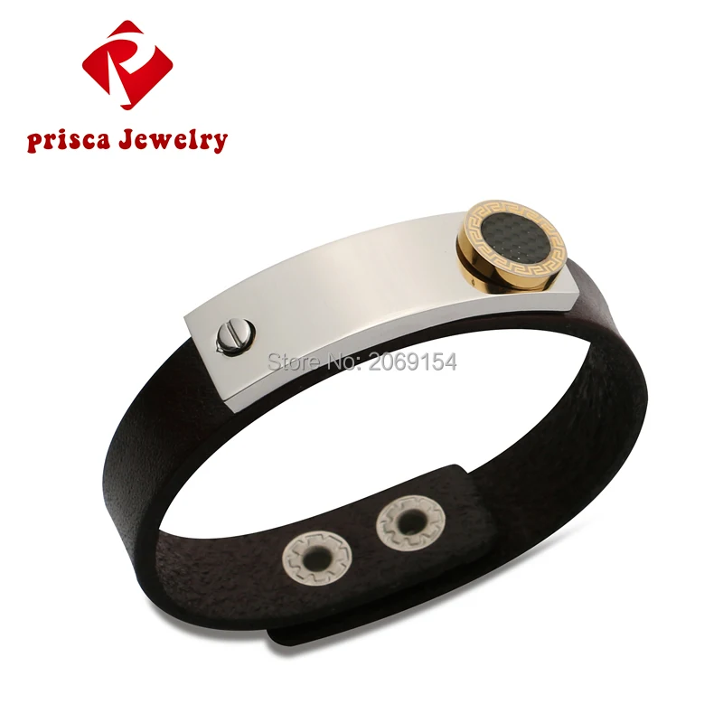 

Men Bracelet Fashion Bangle Charm Jewelry Magnetic Stainless Titanium Steel Cuff Bangle Alloy Classic Bead Wristband Trendy