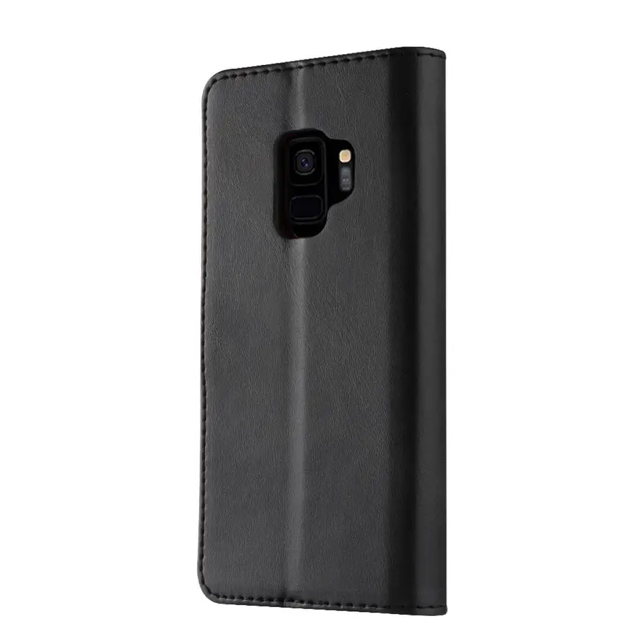 Откидной Чехол-кошелек с подставкой для Samsung Galaxy A6 A7 A8 A9 J4 J6 S6 S7 S8 S9 край S10 E Plus Note 9 A40 A30 A50 A70 A80 кожаный чехол