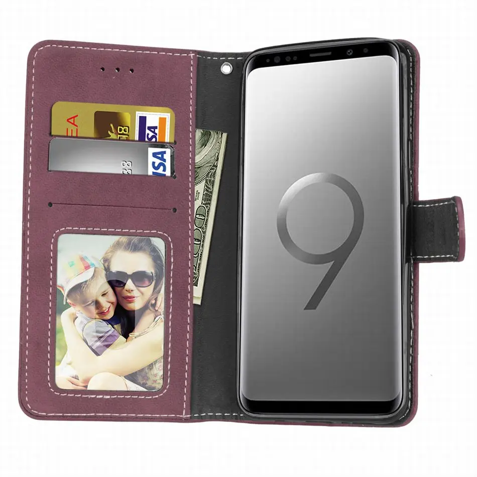 S10 плюс матовый чехол для samsung S10E примечание 9 8 5 4 C9 Pro S8 S9+ J2 Prime G532 I9060 захлопывающийся чехол S4 мини S5 S6 S7 край G360 P08H