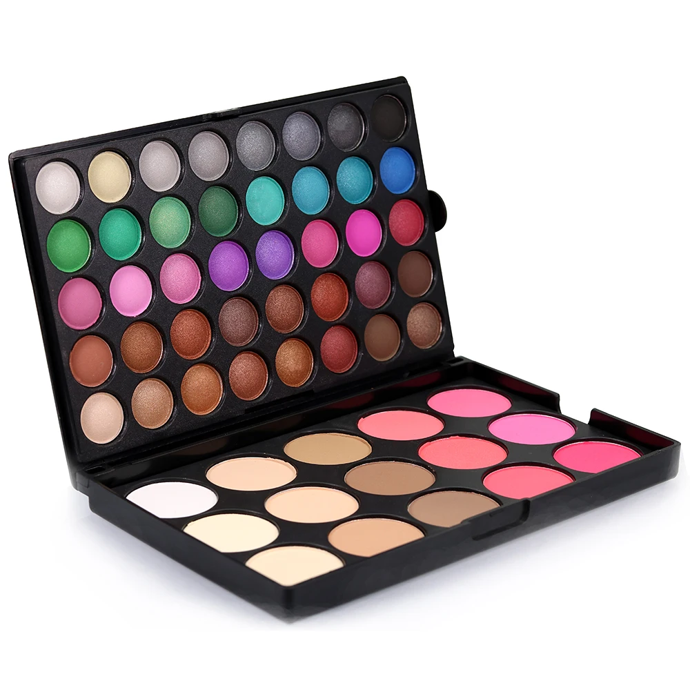 Матовая палитра теней для век макияж минеральная пудра профессиональные