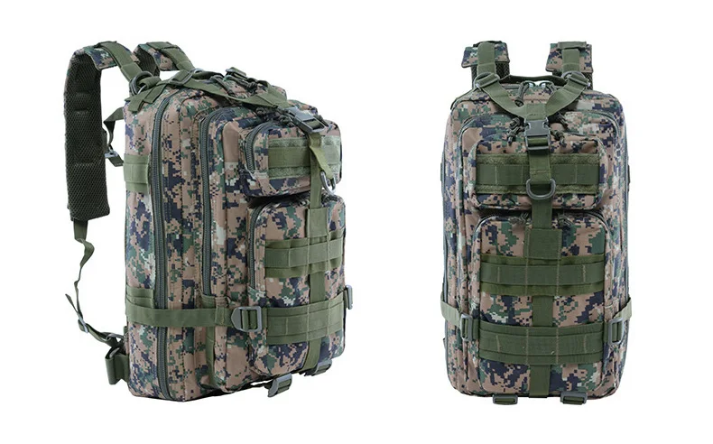 WOODLAND DIGITAL Открытый 40л 3P Тактический штурмовой пакет рюкзак для мужчин рюкзак для путешествий Molle Военная Сумка Кемпинг Туризм Рюкзак - Цвет: WOODLAND DIGITAL