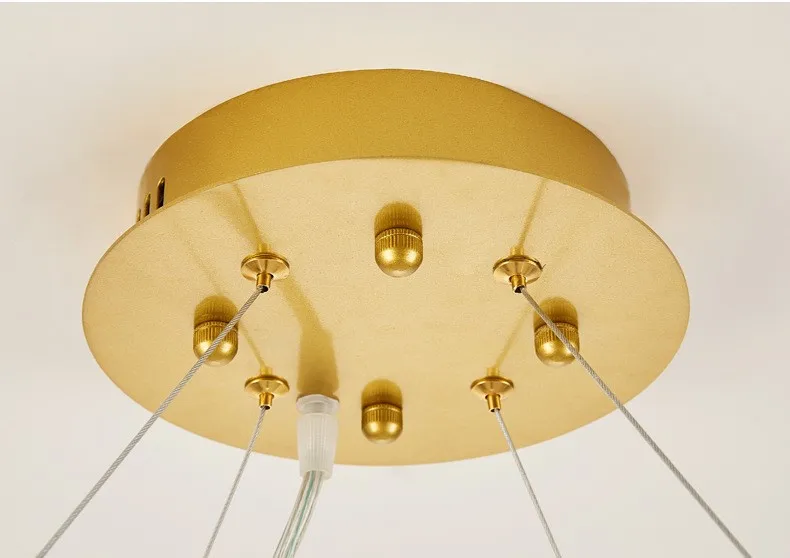 

Pendant Light Crystal glass Lamp Modern Light luxury Iron art Creative Restaurant bedroom Home decoration lighting lamp