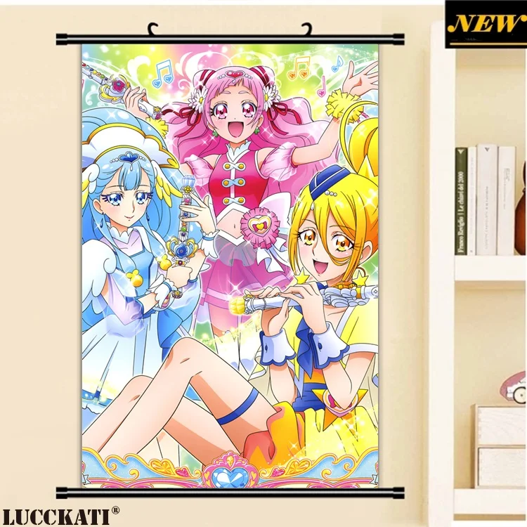 Фото 40X60 см HUGtto! Серия Precure hugtto симпатичный милый loli lolita мультфильм аниме Настенная 40X60 см HUGtto! Серия Precure hugtto симпатичный милый loli lolita мультфильм аниме Настенная