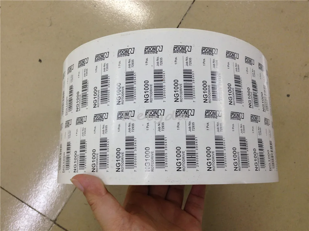 1000 шт Бесплатная доставка qr-код штрих-код наклейки динамические серийный номер
