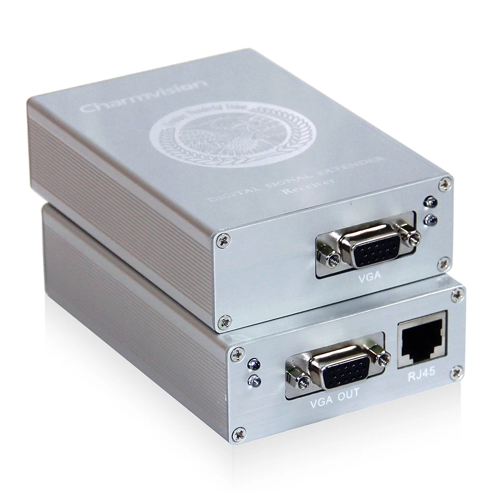Charmvision IPEV-200VA 200 м 3,5 мм аудио VGA удлинитель по TCP IP 100 м/1000 м коммутатор маршрутизатор LAN сетевой коммутатор через STP UTP Кабель