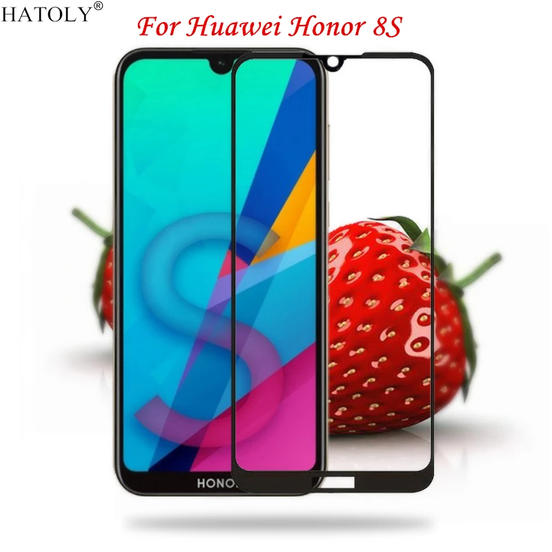 Стекло на клеевой основе для Huawei Honor 8S закаленное стекло Защитная пленка экрана