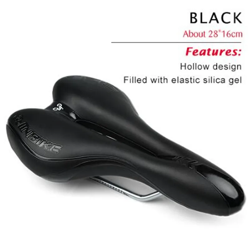 INBIKE PU Leather Bicycle Saddle MTB Road Mountain Bike Cycling Hollow Seat Soft Cushion Parts Accessory CF125GU | Спорт и
