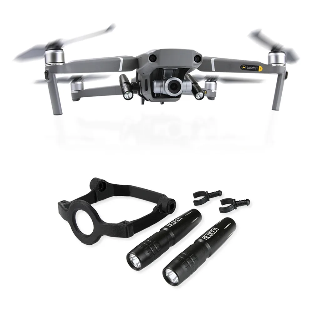 Светодиодный налобный фонарь для ночного полета для DJI Mavic 2 Pro Zoom СВЕТОДИОДНЫЙ прожектор-вспышка налобный фонарь для ночной съемки Mavic2 аксессуары для дрона
