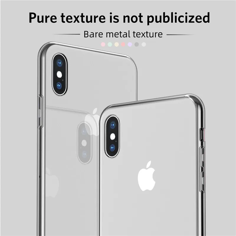 Мягкий чехол USLION карамельного цвета для телефона iPhone 11 Pro Max 6 S 7 8 Plus прозрачный X XR