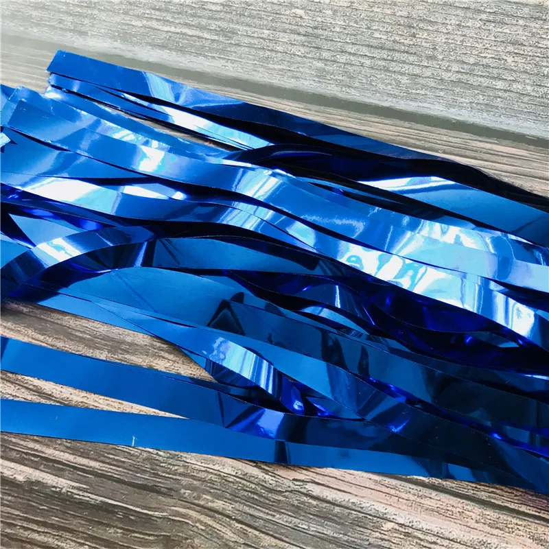 27 shiny blue 5 шт. 35 см гирлянда из папиросной бумаги с кистями Свадебные украшения день рождения детский душ вечерние украшения DIY товары для дома - Цвет: 27 shiny blue