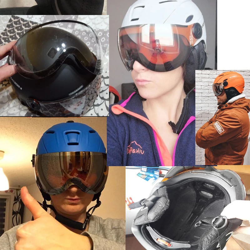 LOCLE лыжный шлем козырьки MS95 MS99 Многофункциональный ветронепроницаемый пылезащитный запасной объектив УФ-защита лыжный шлем Дополнительные линзы