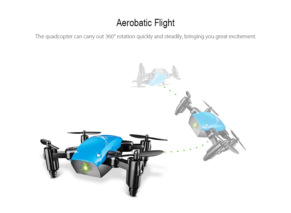 Micro Складная RC Drone Quadcopter 3D опрокидывание Летающий Радиоуправляемые игрушки вертолета Wi-Fi приложение Управление Drone Дрон подарки для детей