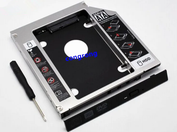 Жесткий диск 12 7 мм 2nd HD HDD SSD жесткий Caddy для Acer E1 571 V3 571G оптический с рамкой Q5WV1 551G