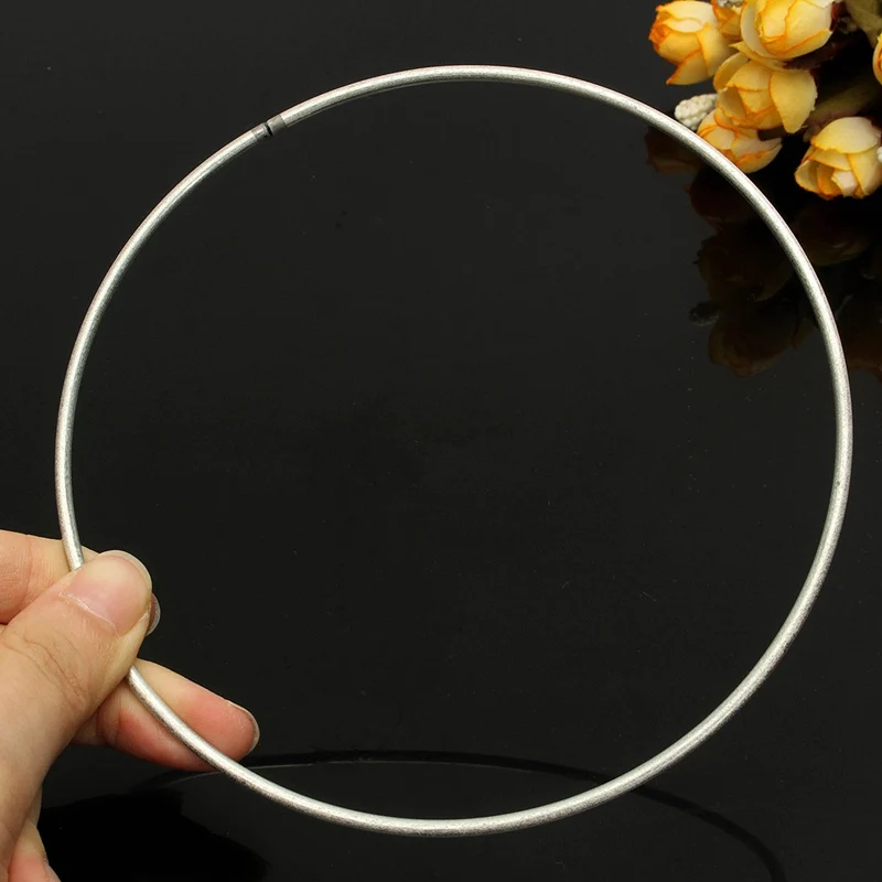130mm KiWarm, 1 шт., мульти размер, простое круглое металлическое кольцо, обручи для рукоделия, ручная работа, рукоделие, Ловец снов, подвесное украшение, материал для рукоделия - Цвет: 130mm