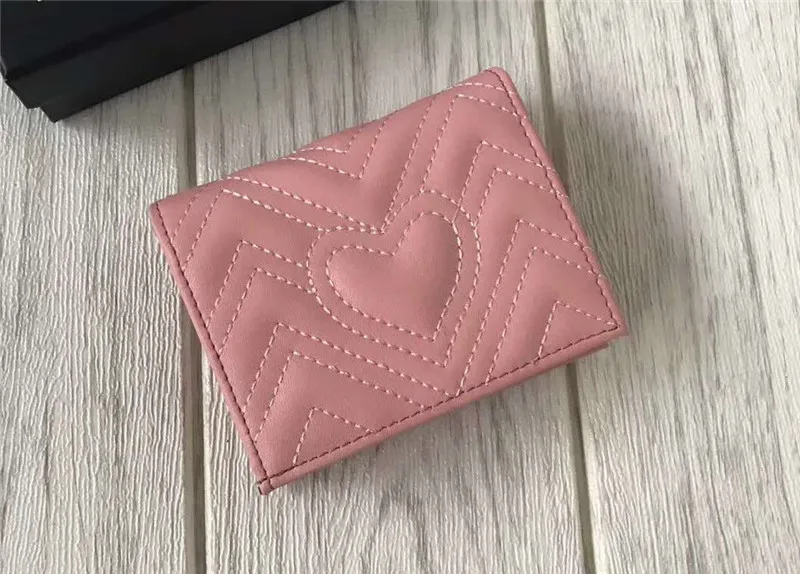 Европа и Америка vogue zig zag thread короткий кошелек с буквенным принтом для женщин