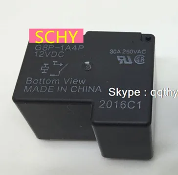 10 шт./лот G8P-1A4P-12V G8P-1A4P-12VDC G8P-1A4P-DC12V 12 В 30 А 4 pin | Обустройство дома
