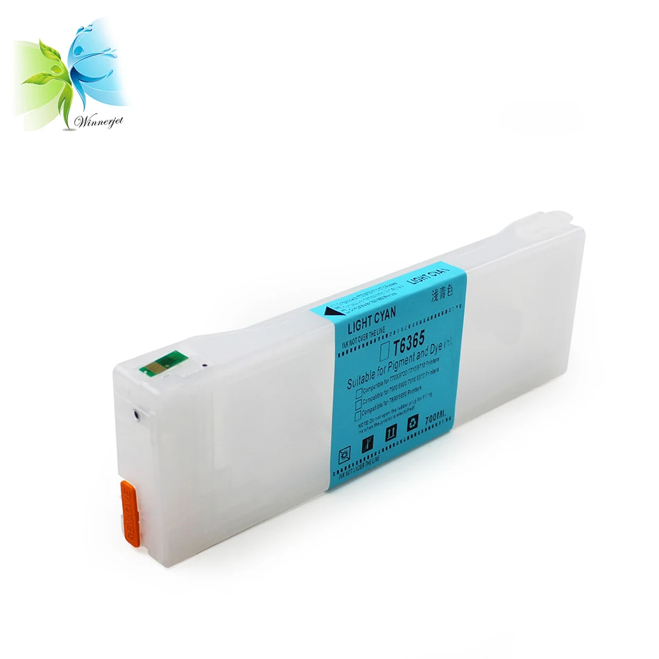 WINNERJET для принтера Epson 7900 9900 700 мл многоразовый чернильный картридж T6361-T6369 T636A T636B |